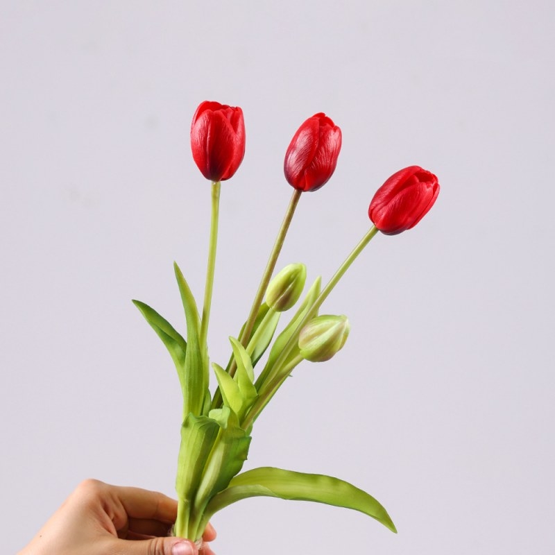 Artificial tulip bunch