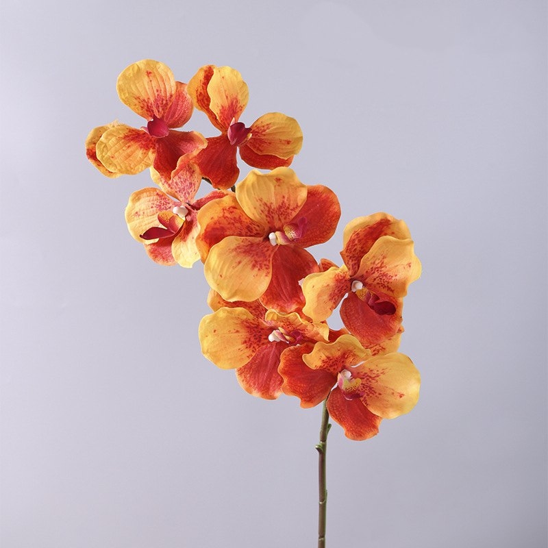 Soft-touch artificial mimics Vanda orchid