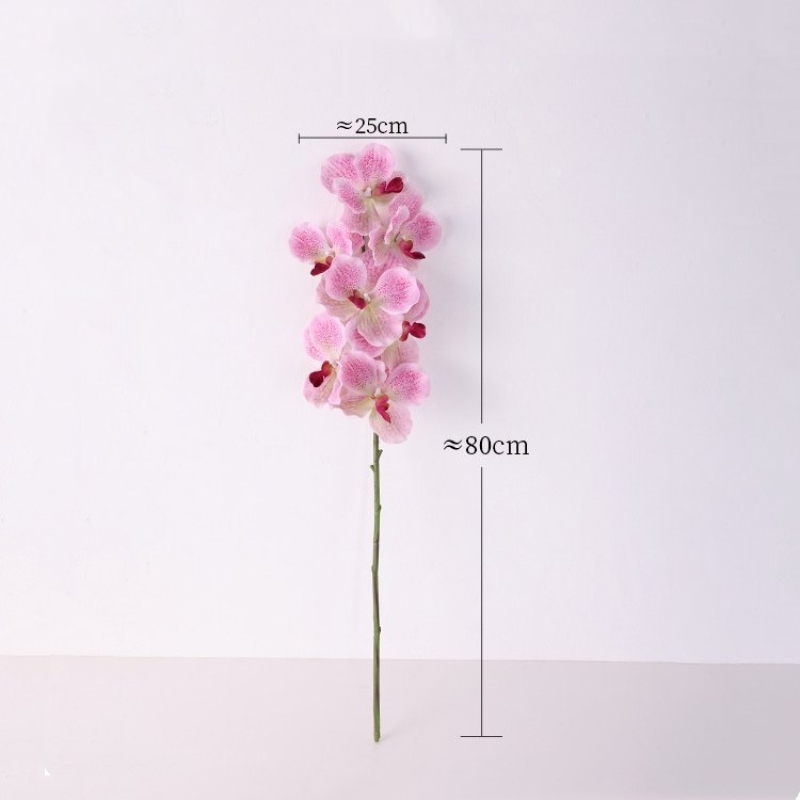 Soft-touch artificial mimics Vanda orchid