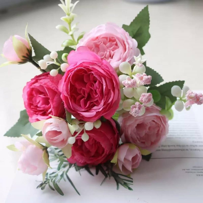 Wholesale artificial rose spray