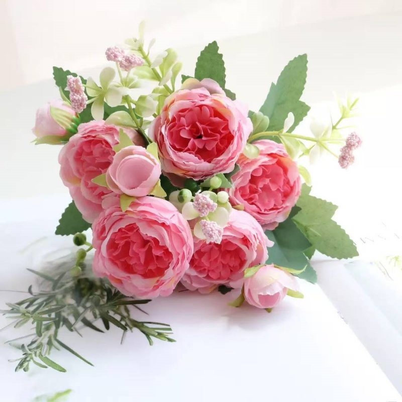 Wholesale artificial rose spray