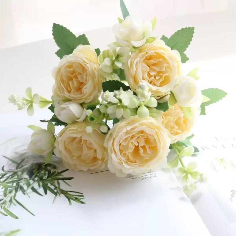 Wholesale artificial rose spray