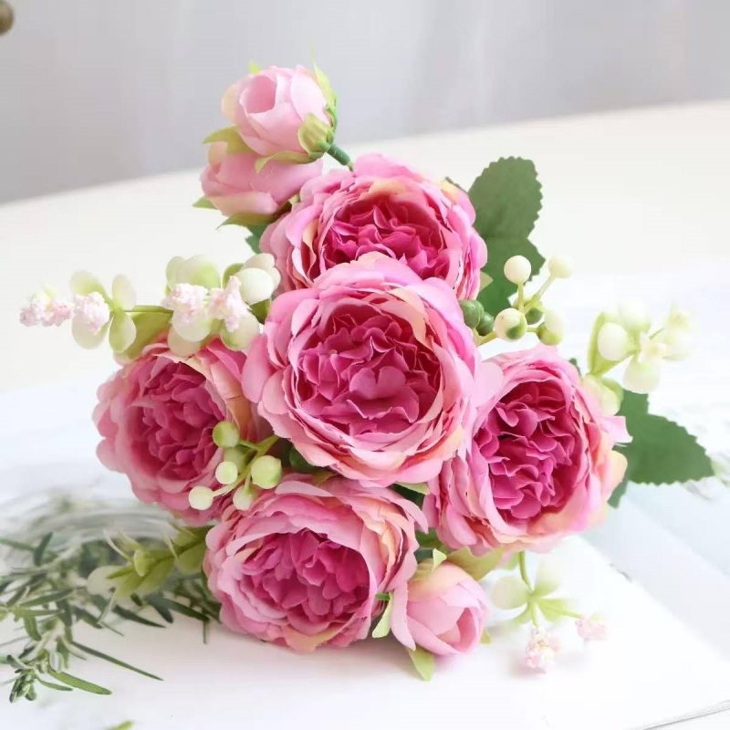 Wholesale artificial rose spray