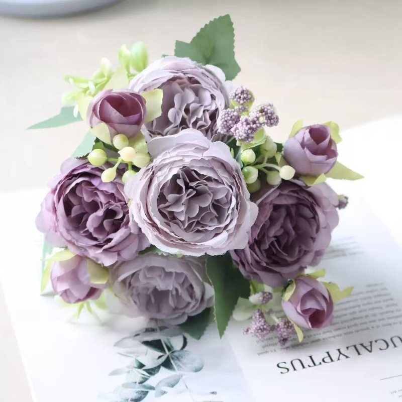 Wholesale artificial rose spray