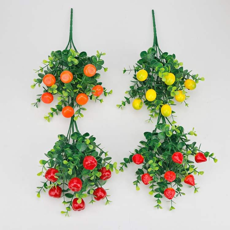 Artificial eucalyptus with added fruit