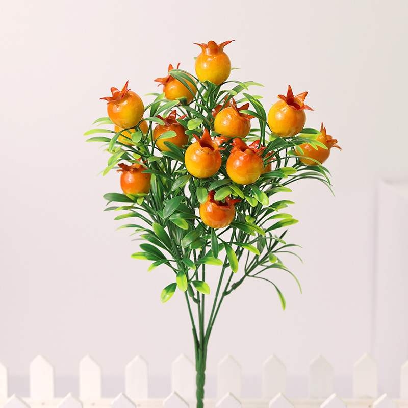 Artificial orange peache apple lemon pomegranate