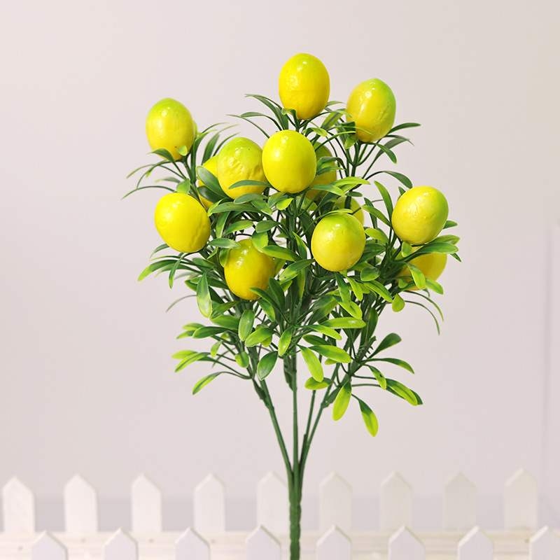 Artificial orange peache apple lemon pomegranate