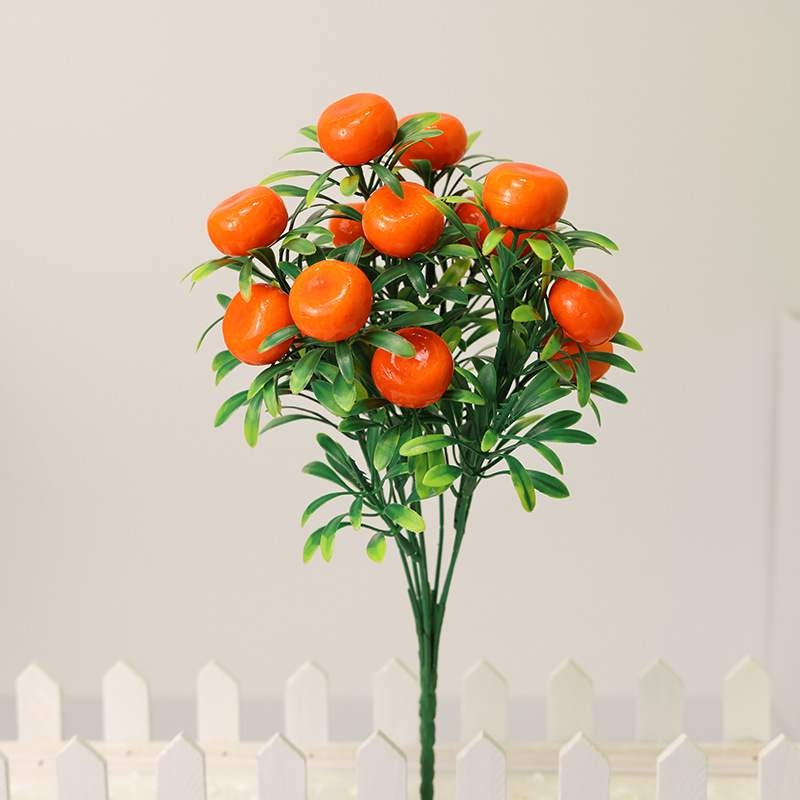 Artificial orange peache apple lemon pomegranate