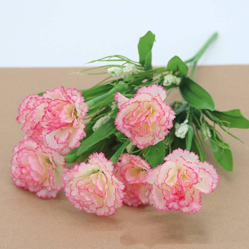 Artificial carnations with seven blooms