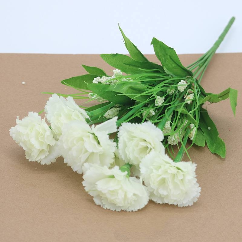Artificial carnations with seven blooms