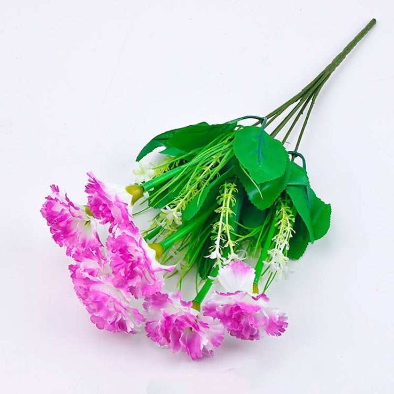 Artificial carnations with seven blooms