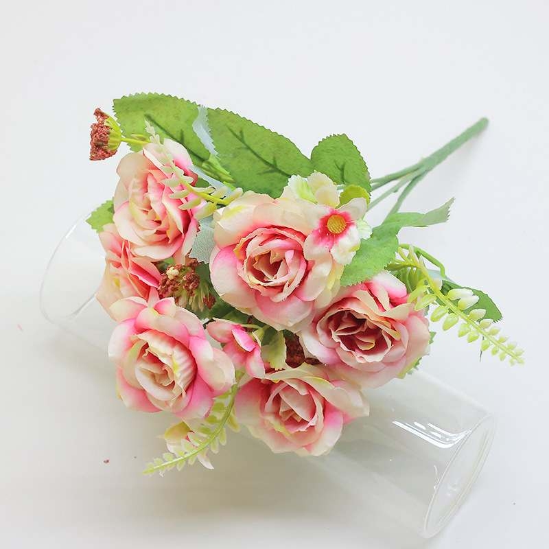 Artificial Multi-Bloom Rose Spray