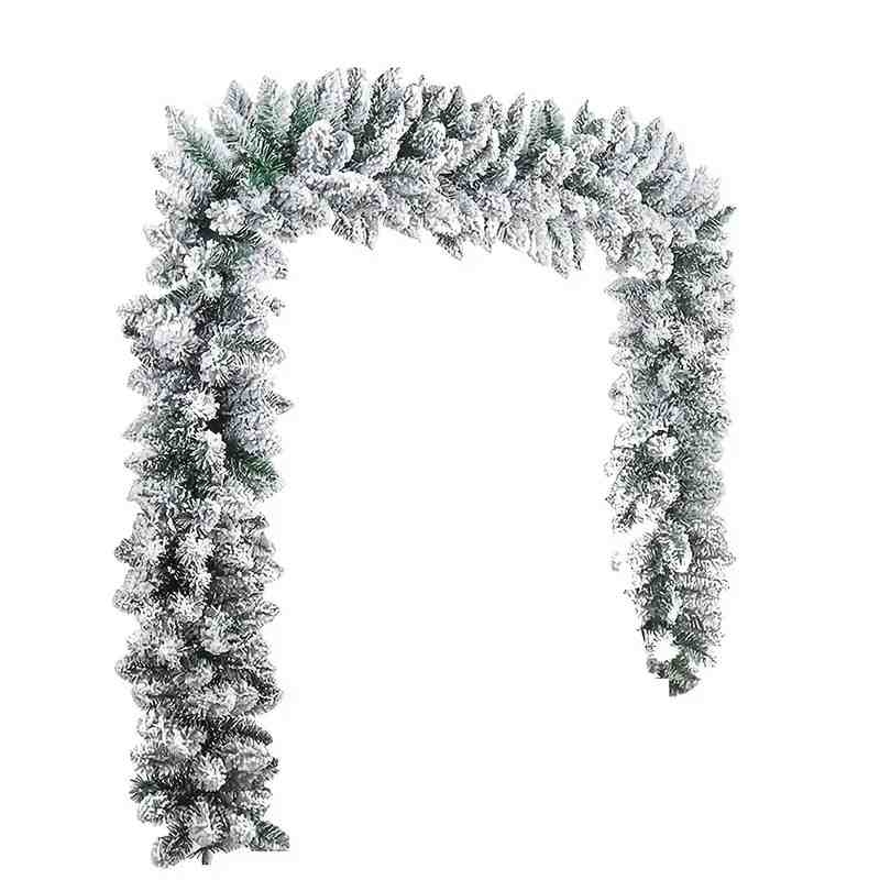 180-270cm flocked Artificial Christmas Garland