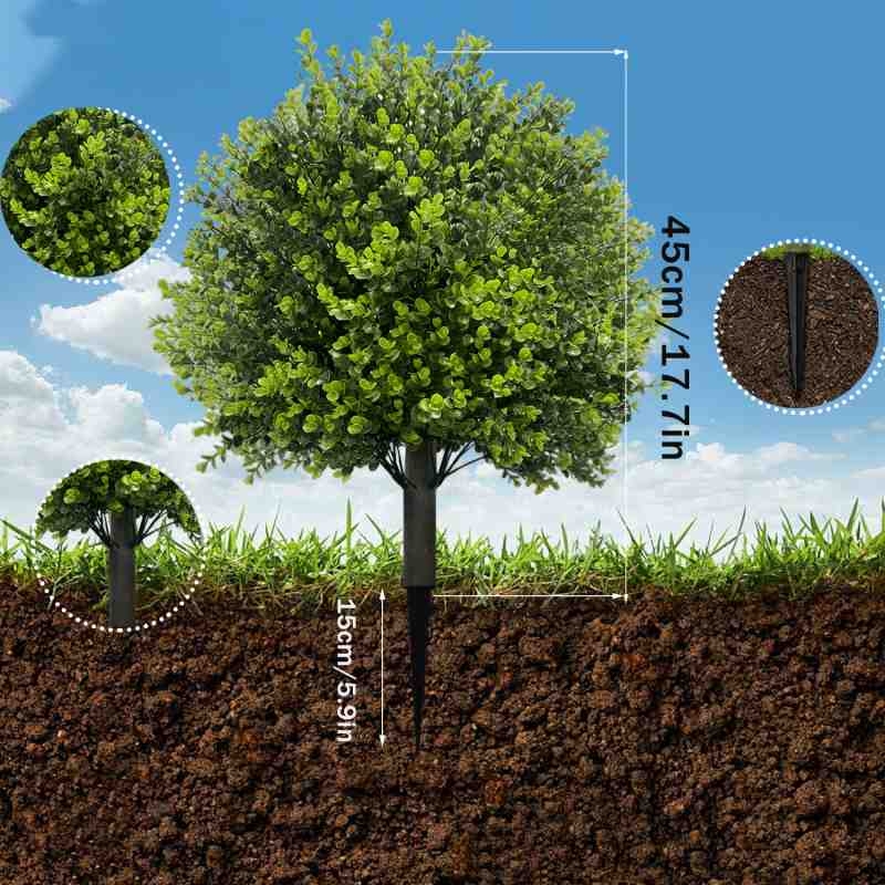 60cm Artificial Eucalyptus with Ground Stake