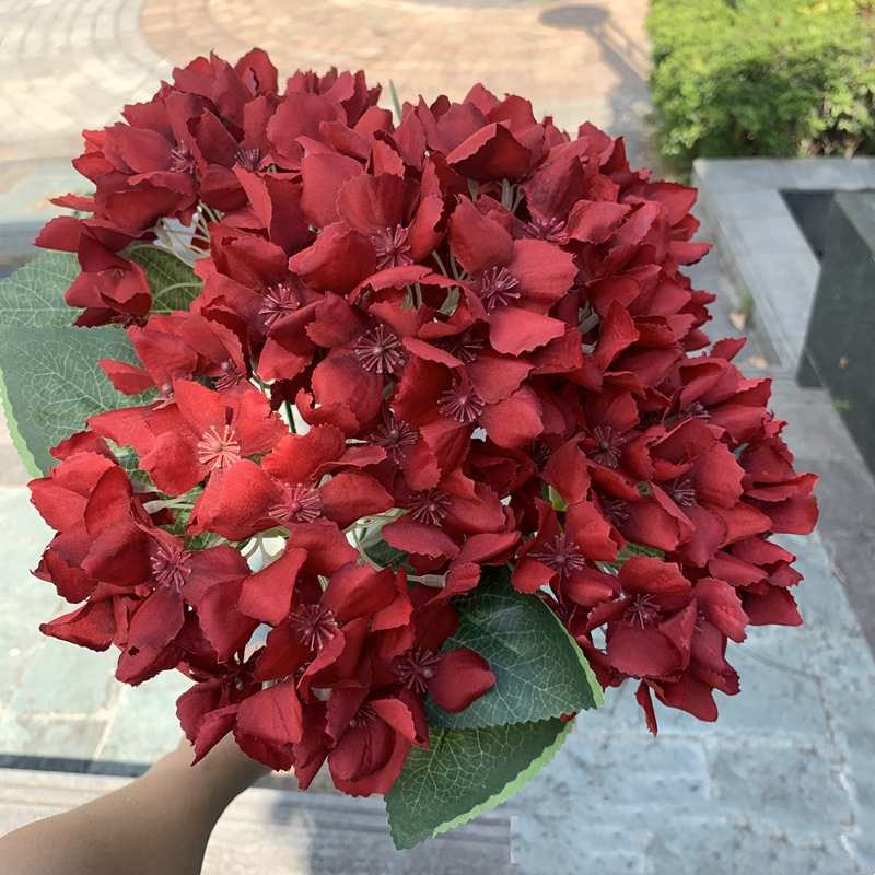 Fabric hydrangea sprays