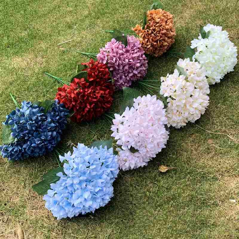 Fabric hydrangea sprays