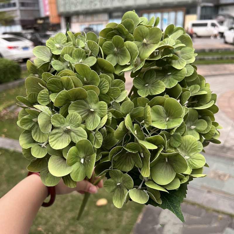 Soft plastic hydrangea