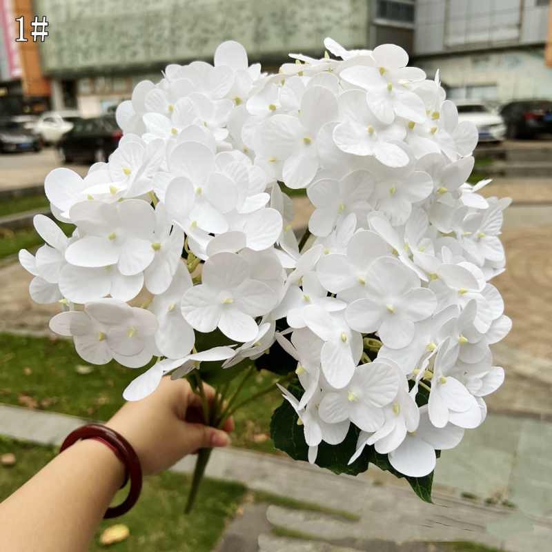Soft plastic hydrangea
