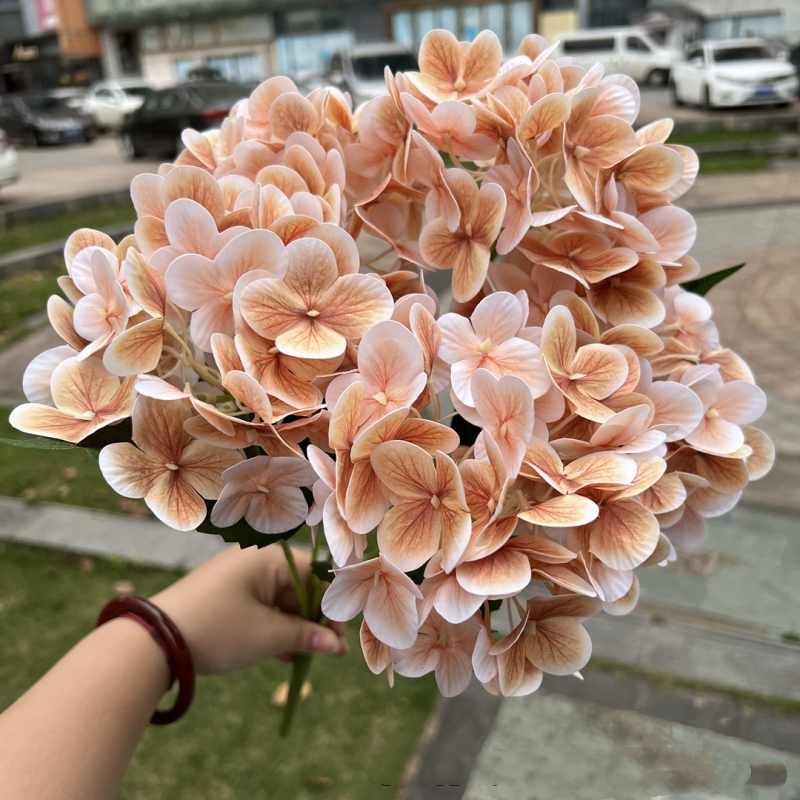 Soft plastic hydrangea
