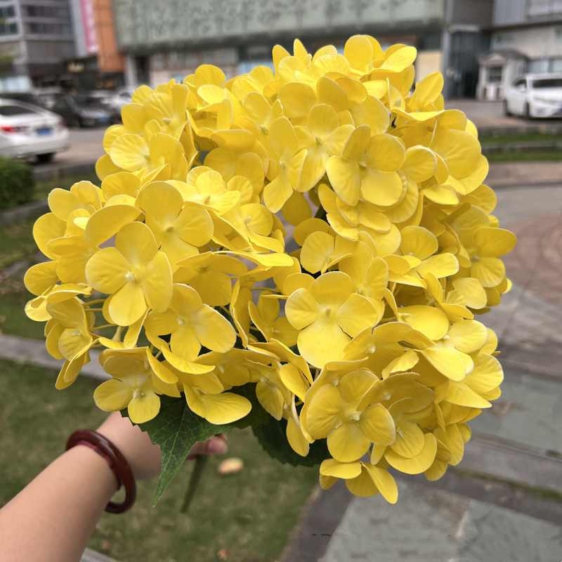 Soft plastic hydrangea