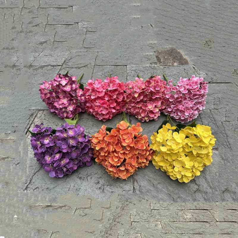 Soft plastic hydrangea