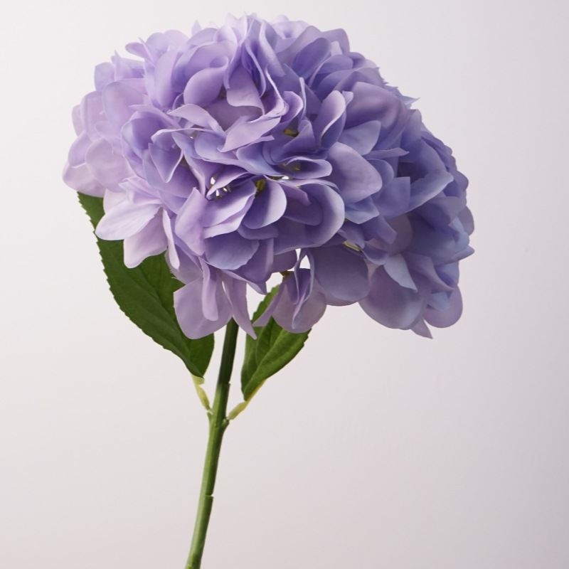 Soft-touch artificial hydrangea stem wholesale