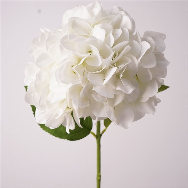 Soft-touch artificial hydrangea stem wholesale