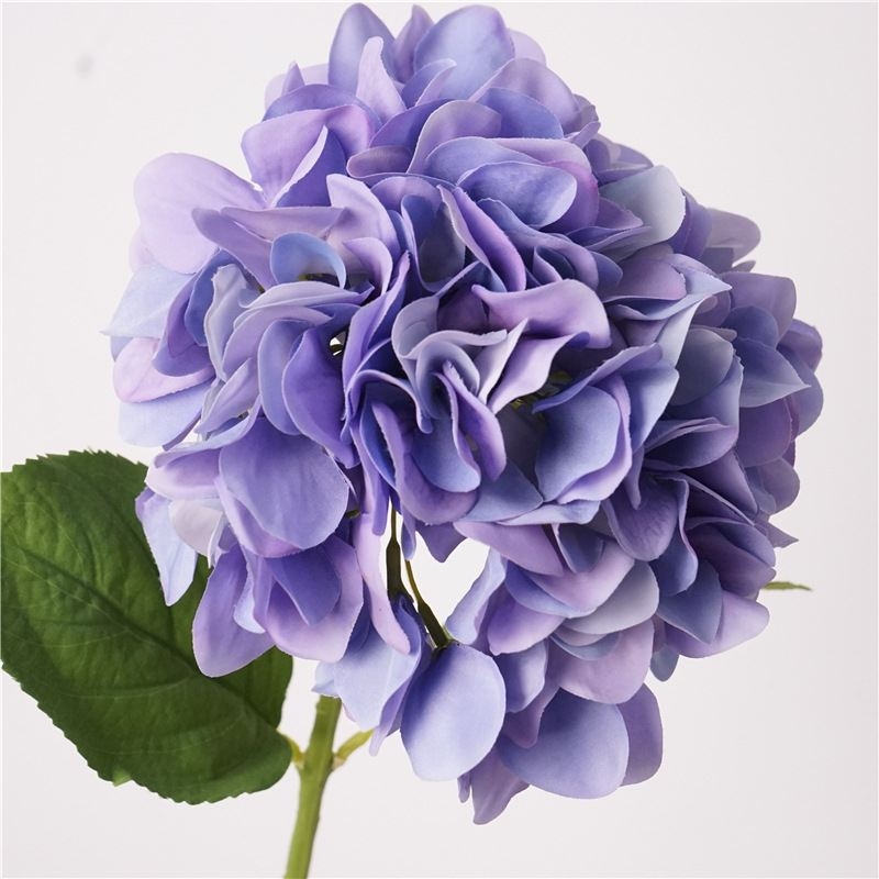 Soft-touch artificial hydrangea stem wholesale