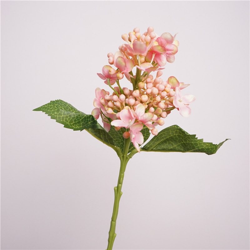 Single-stem artificial hydrangea berries