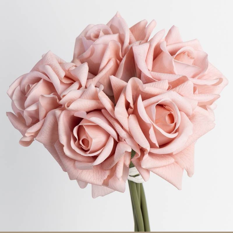 Artificial Rose Bunch with 5 Stems