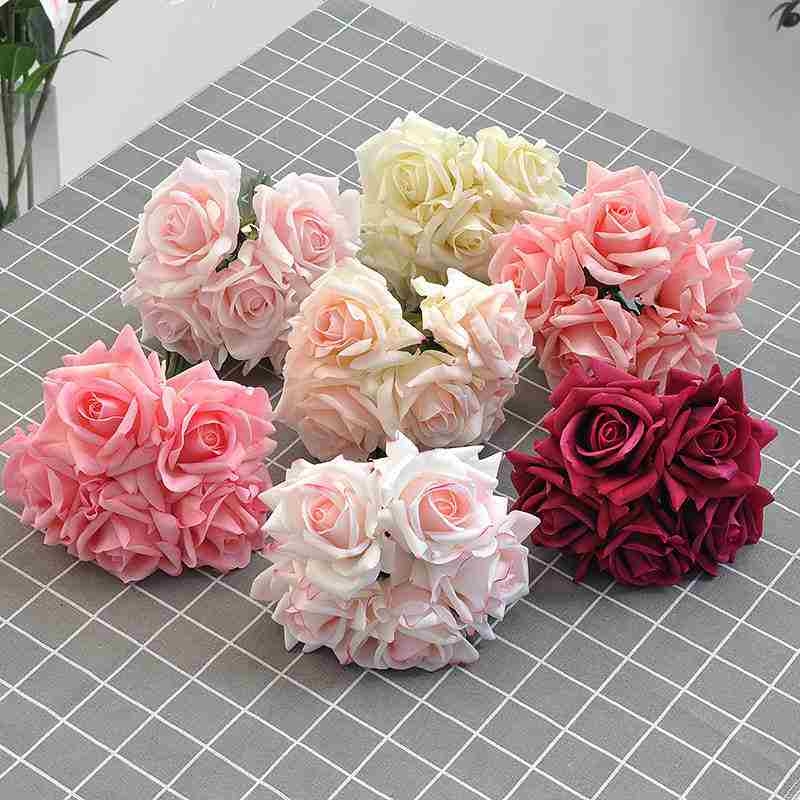 Artificial Rose Bunch with 5 Stems