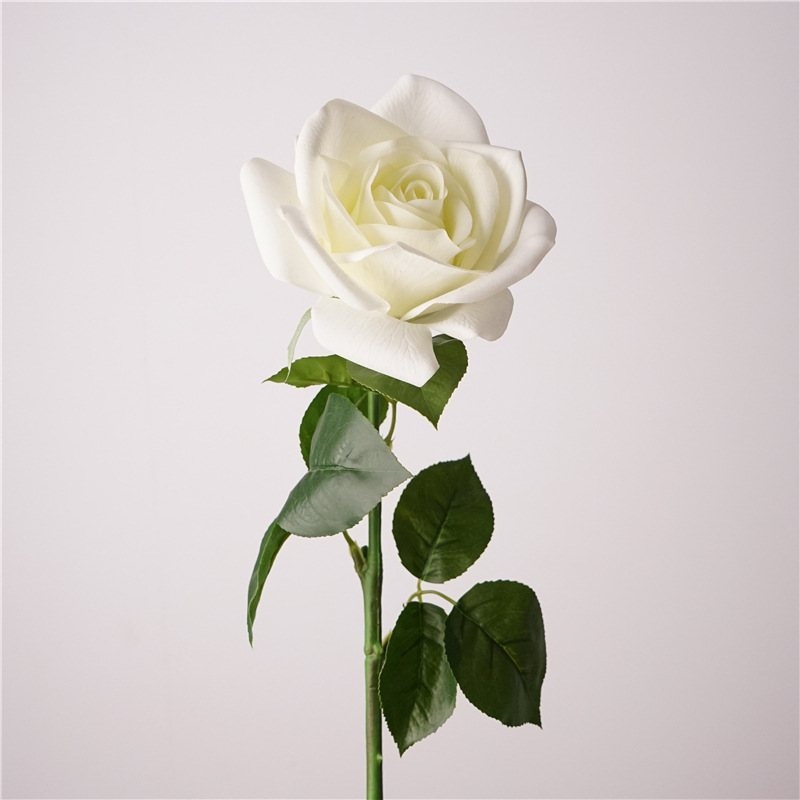 Multi-colored soft-touch rose
