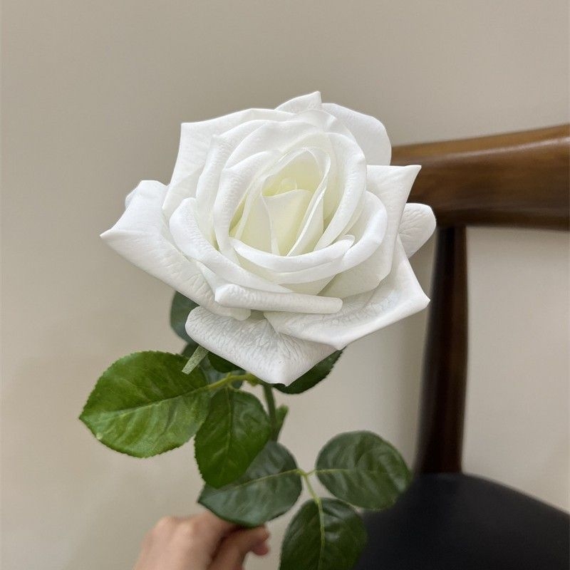 Multi-colored soft-touch rose