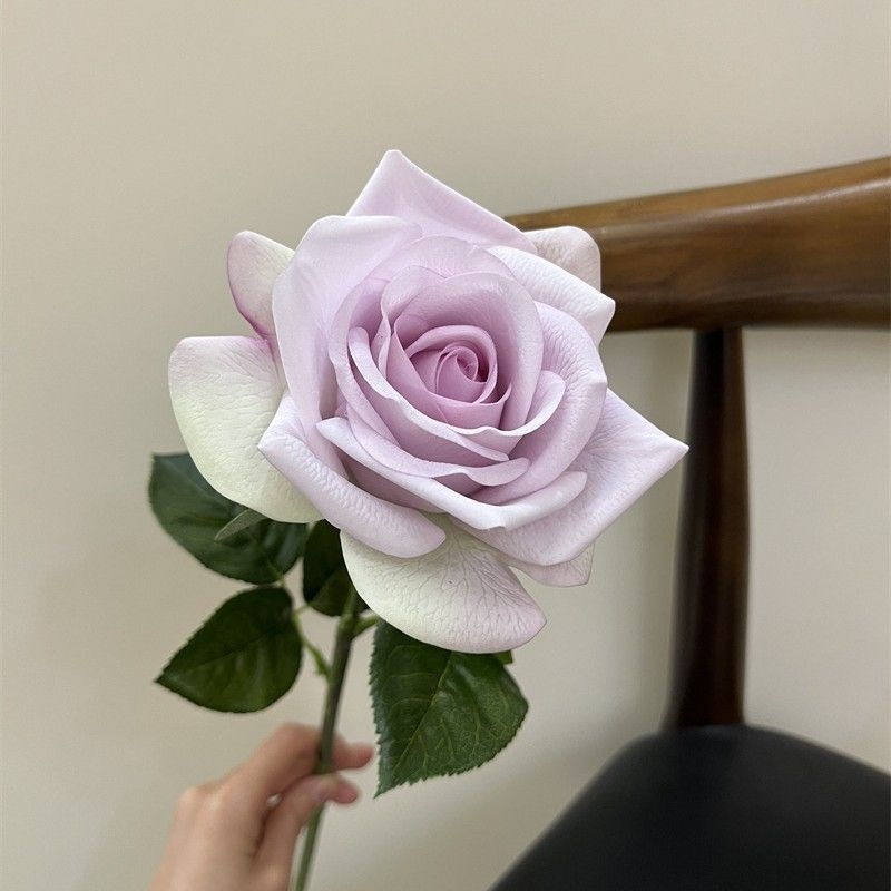 Multi-colored soft-touch rose
