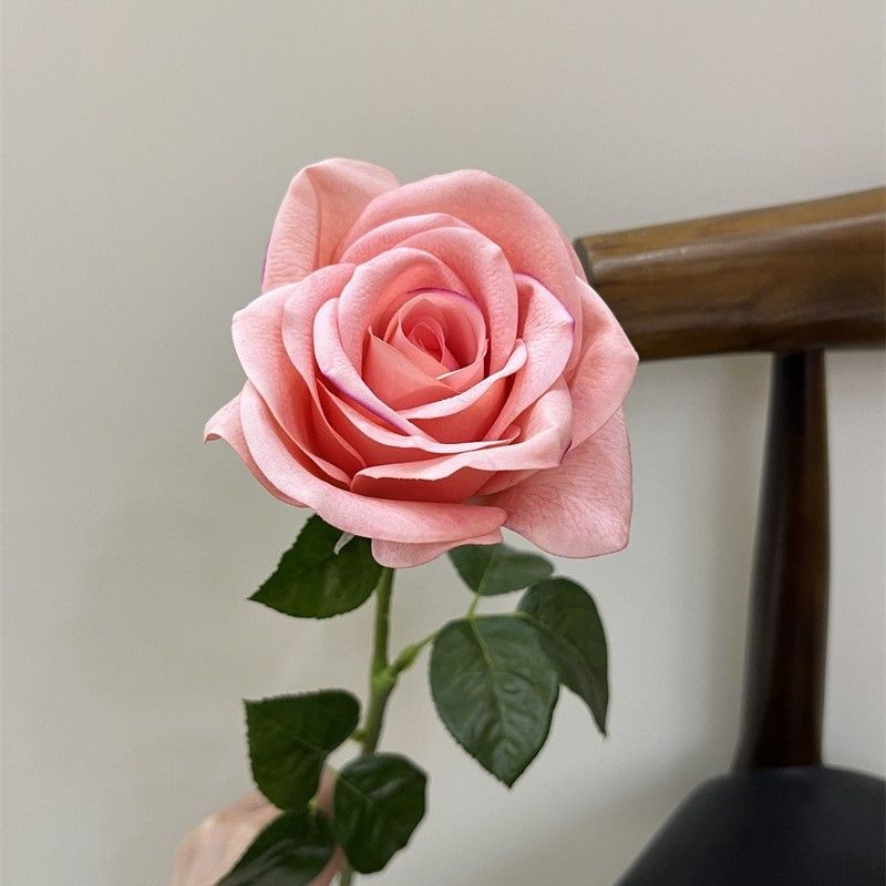 Multi-colored soft-touch rose
