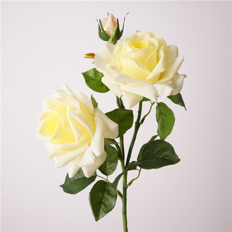 Lifelike Faux rose spray