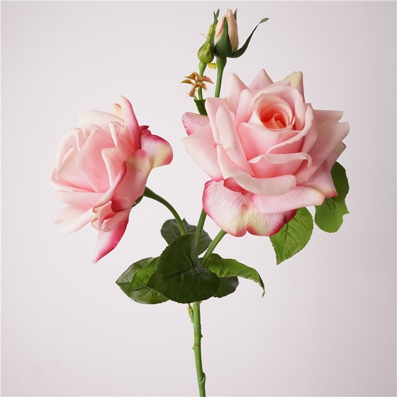 Lifelike Faux rose spray