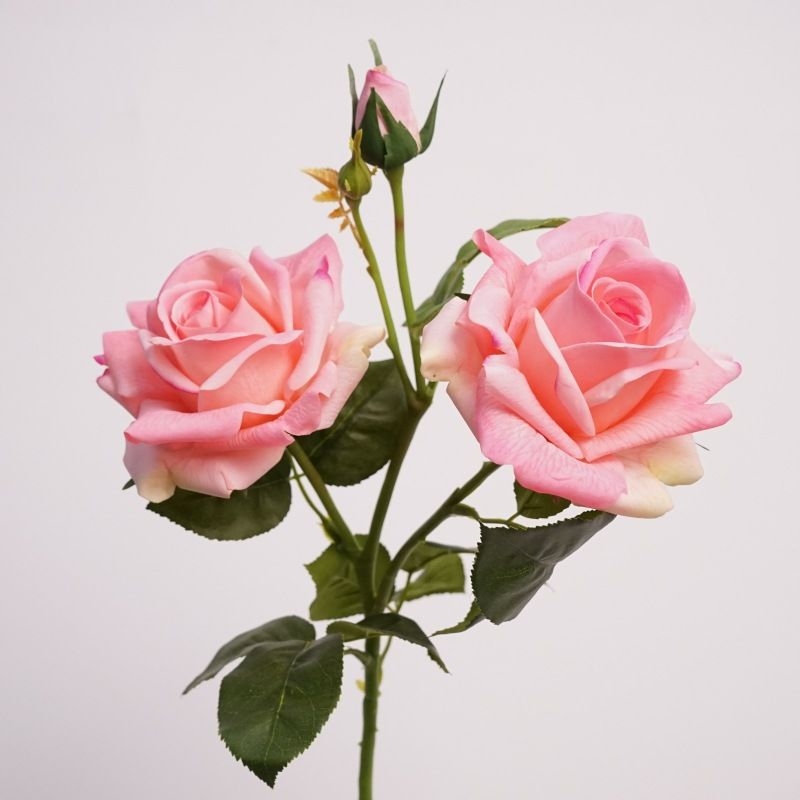 Lifelike Faux rose spray
