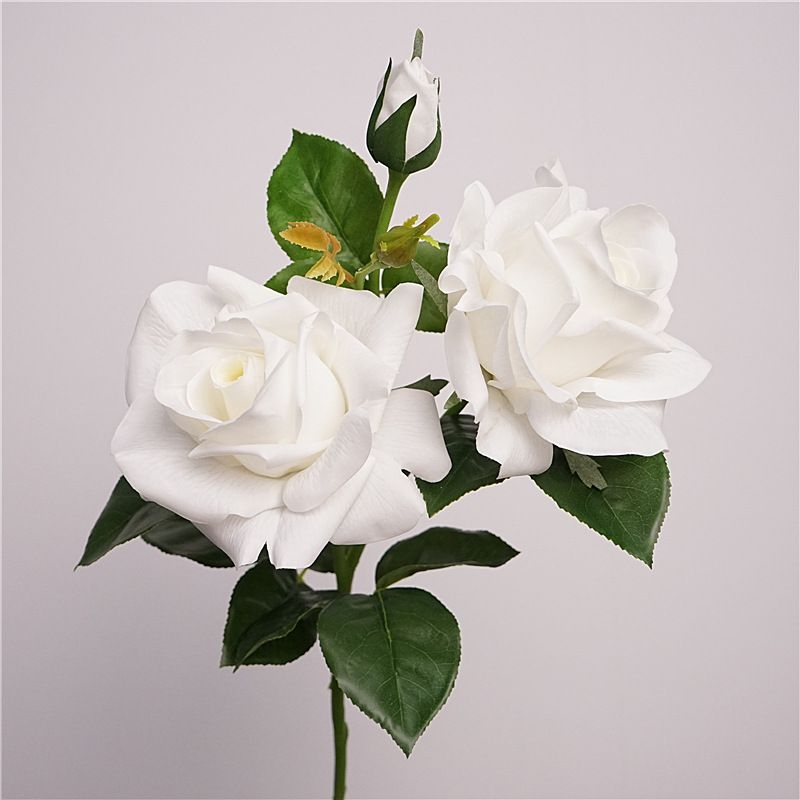 Lifelike Faux rose spray