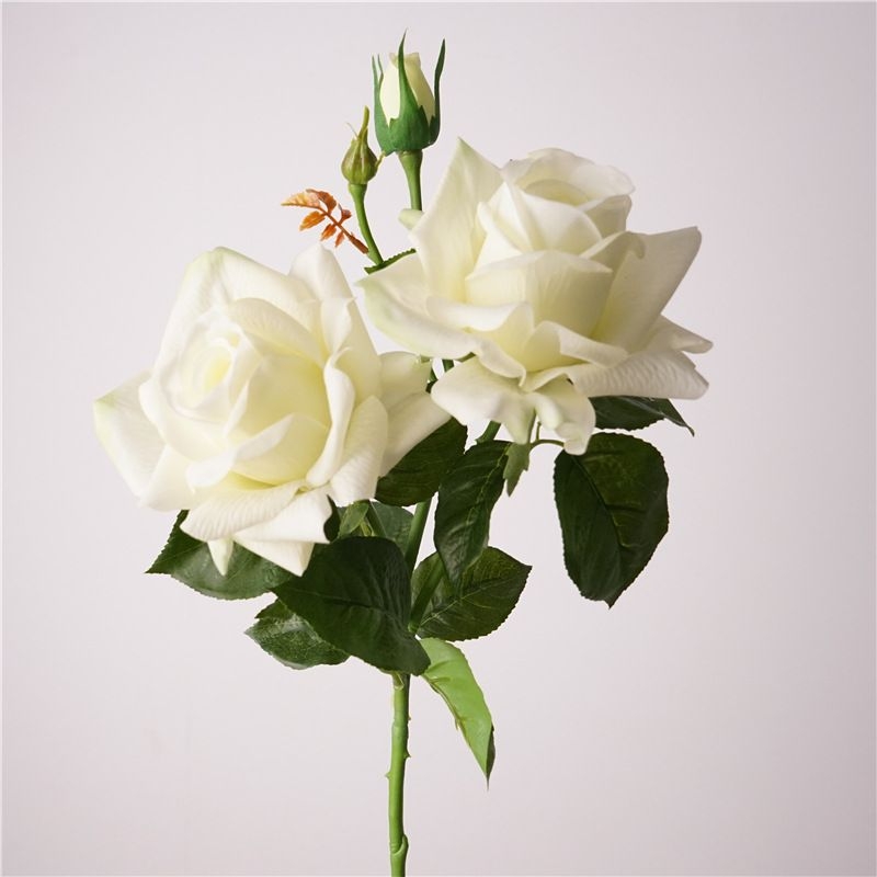 Lifelike Faux rose spray