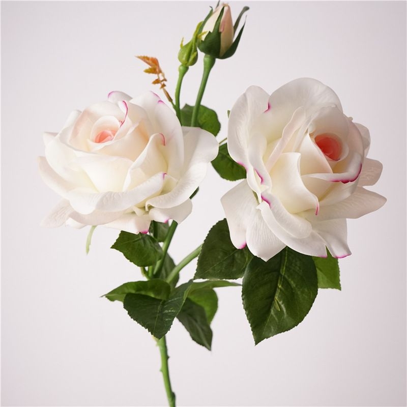 Lifelike Faux rose spray