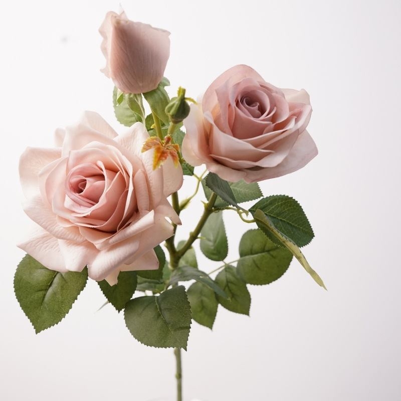 Autumn-style artificial rose spray