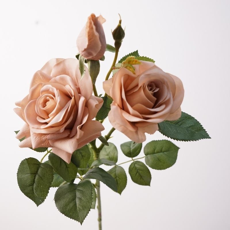 Autumn-style artificial rose spray
