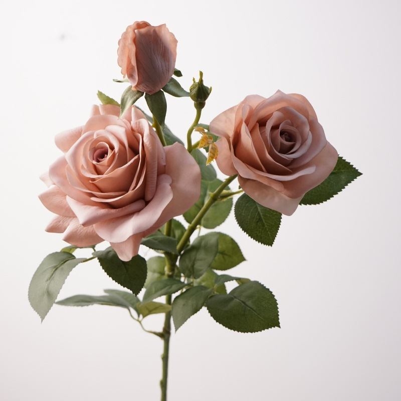 Autumn-style artificial rose spray