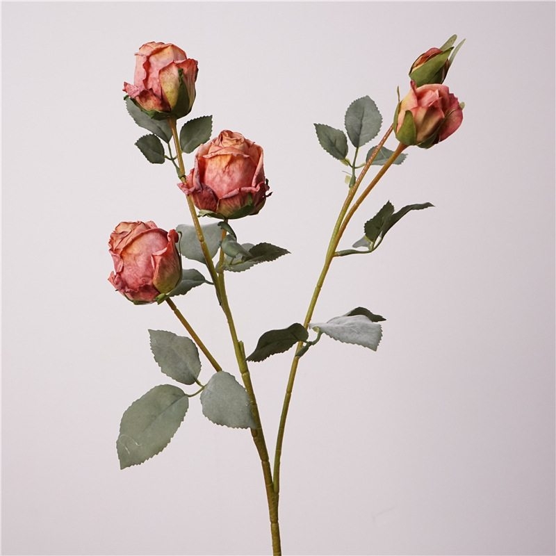 Artificial roses with 5 blooms