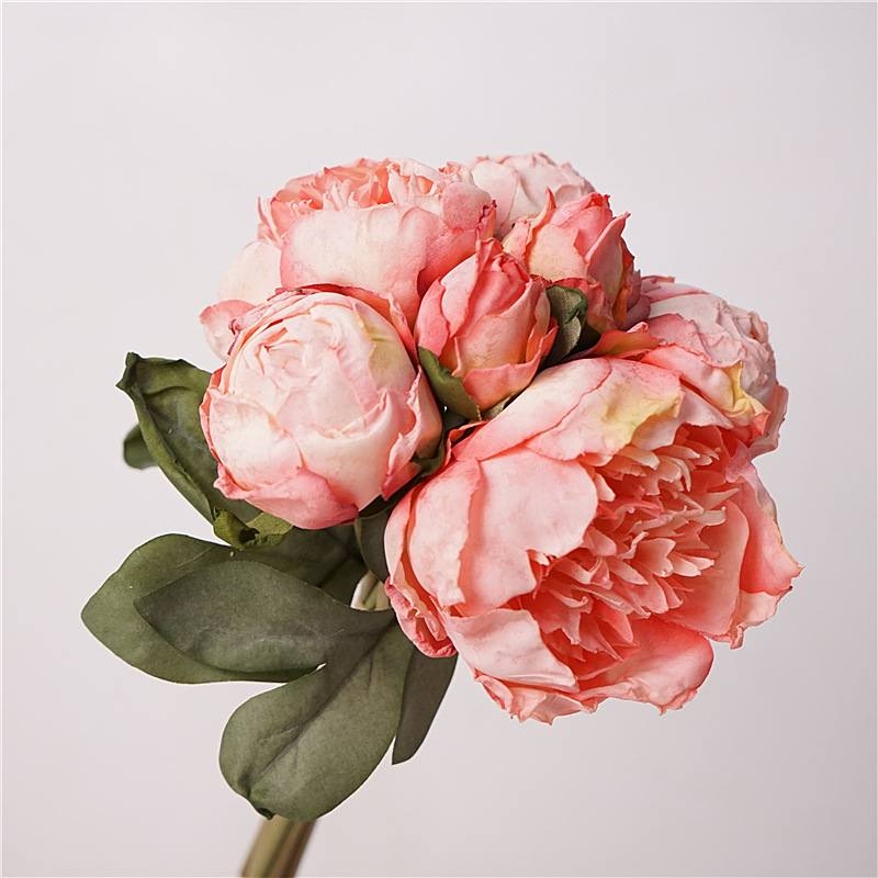 Vintage-style peony bunch