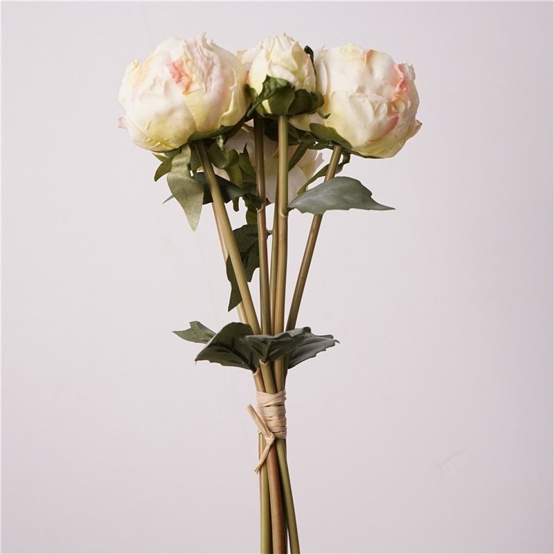 Bunch of artificial peony buds