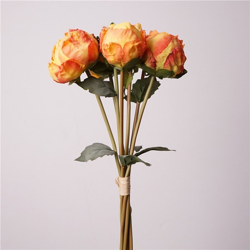 Bunch of artificial peony buds