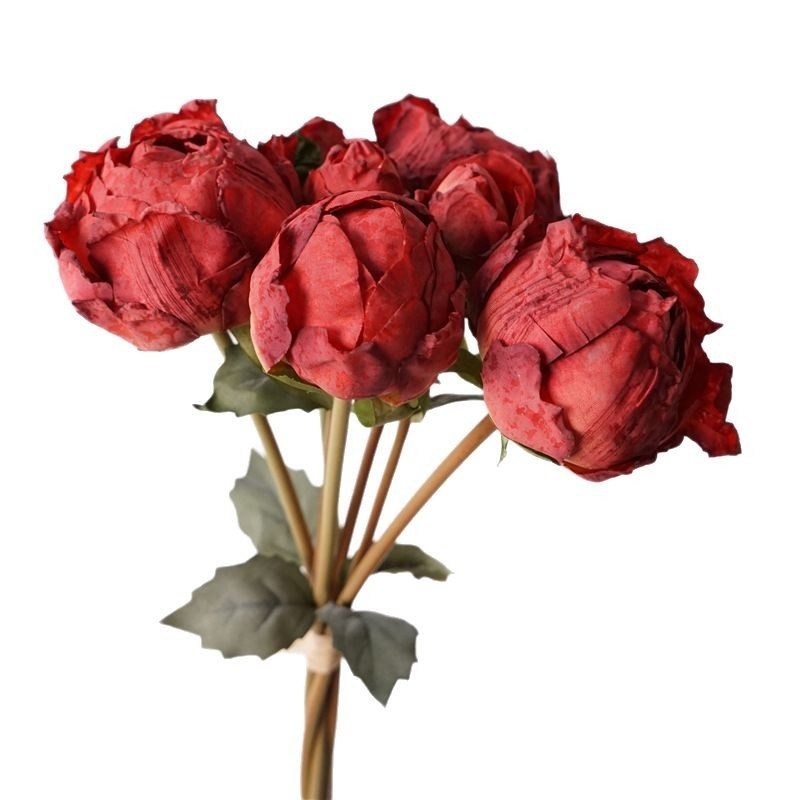 Bunch of artificial peony buds