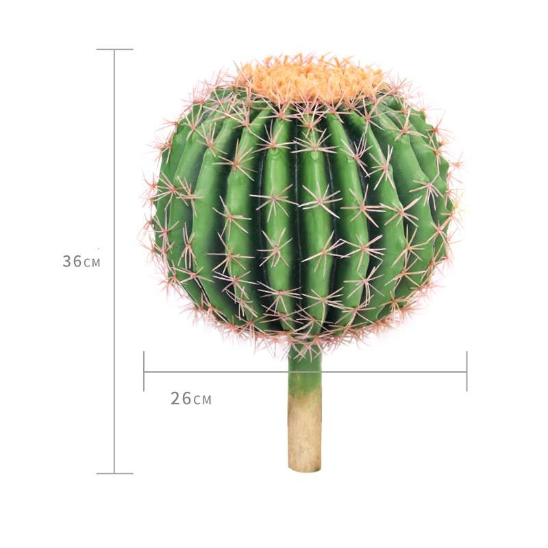 Artificial spiky ball cactus